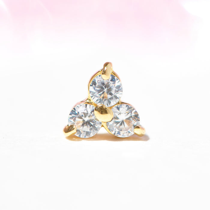 10k Solid Gold Baby Blossom Stud