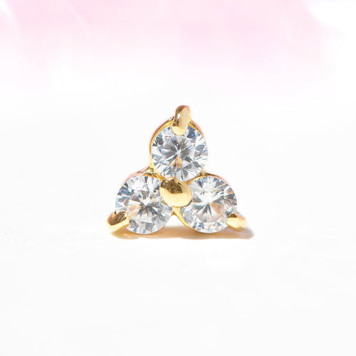 10k Solid Gold Baby Blossom Stud