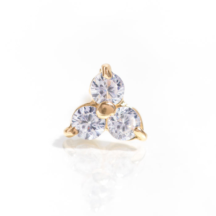 10k Solid Gold Baby Blossom Stud