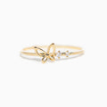 14k Solid Gold Muse Ring