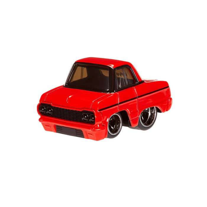 red car - truck