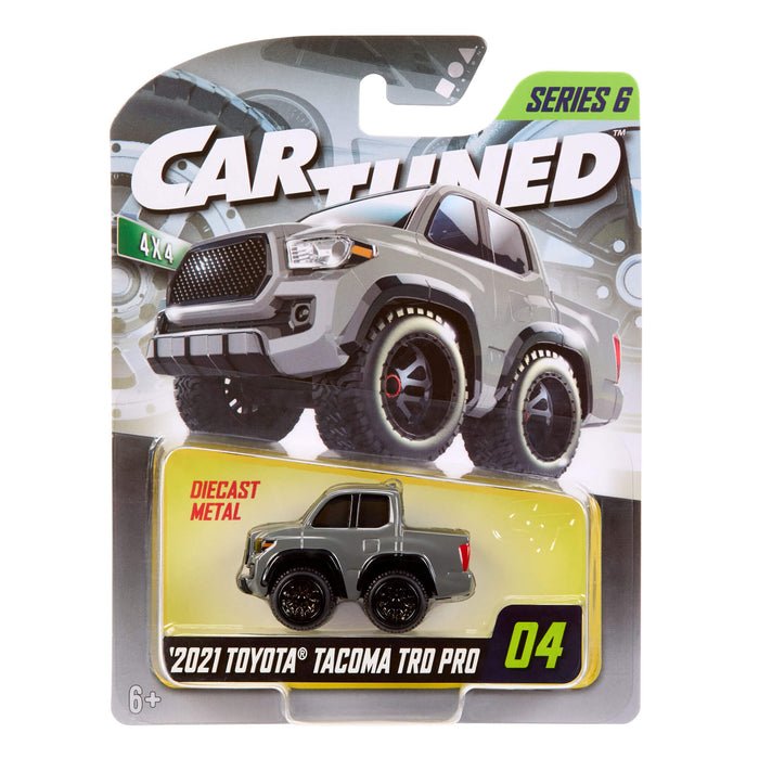 Toy truck in packaging with 'Car Tuned' branding