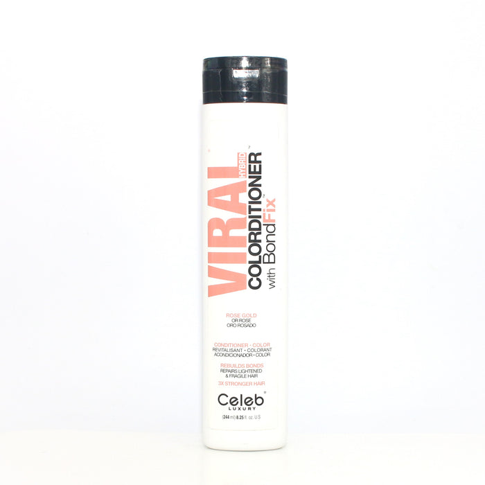 CELEB LUXURY Viral Colorditioner With Bond Fix Rose Gold 8.25 oz - Overstock Beauty Supply