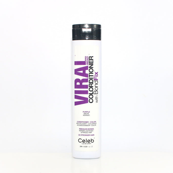Celeb Luxury Viral Hybrid Colorditioner with Bond Fix Purple 8.25 oz - Overstock Beauty Supply
