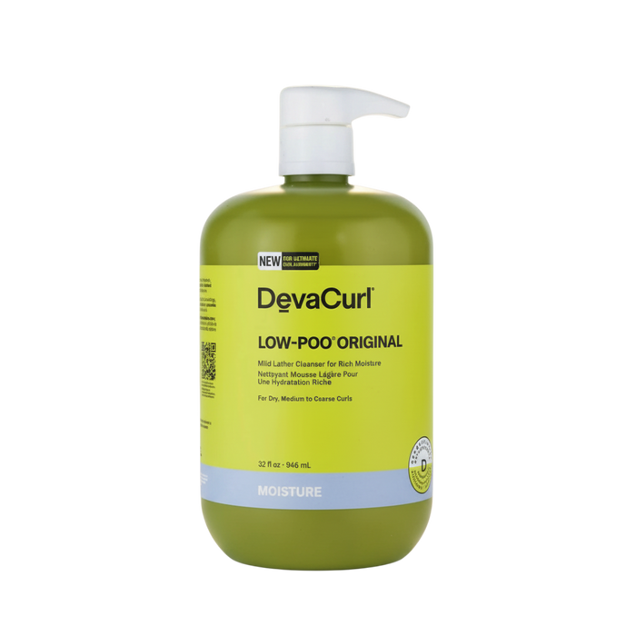 Devacurl Low-Poo Original shampoo bottle on a white background
