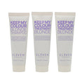 ELEVEN Keep My Colour Blonde Shampoo & Keep My Colour Treatment Blonde (Set of 3) 1.7 oz