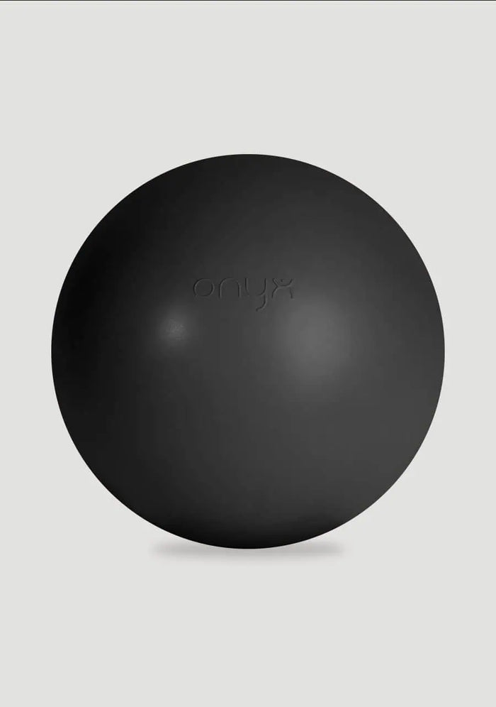 Charcoal Pilates Ball Onyx Branding