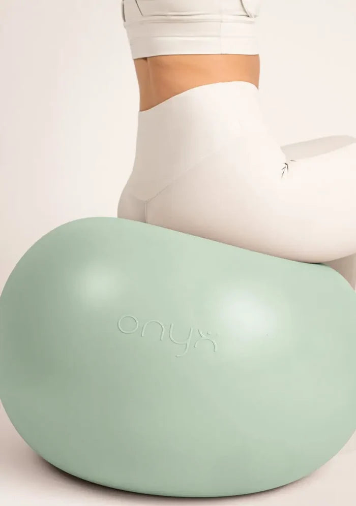 green pilates ball