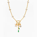 Garden Shimmer Charm Necklace