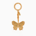 Golden Butterfly Bag Charm