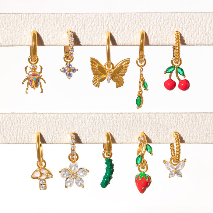 Golden Butterfly Charm