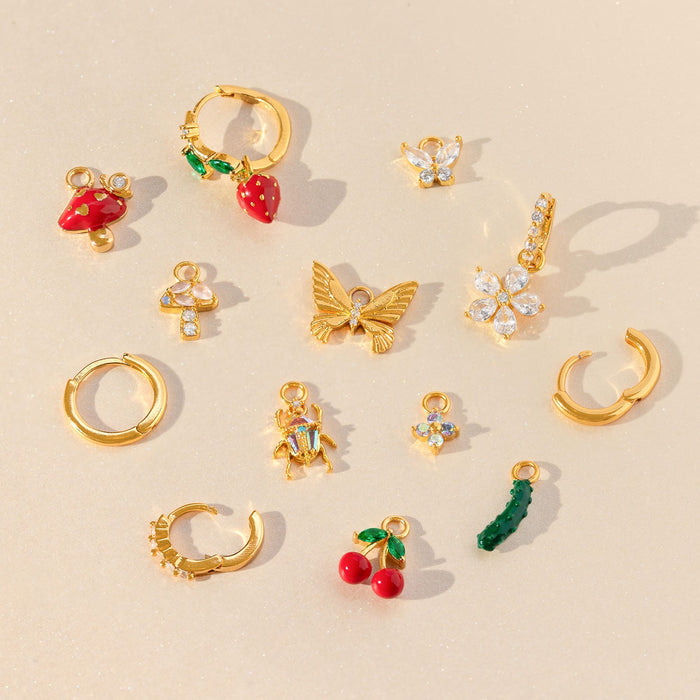 Golden Butterfly Charm