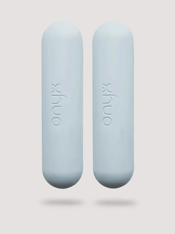 Blue hand weights