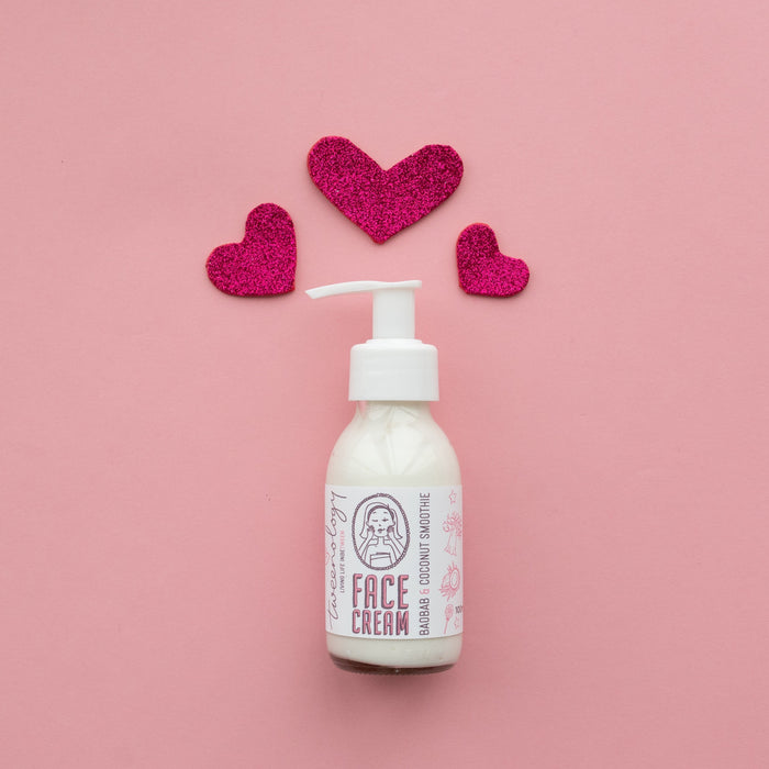 Tweenology natural moisturiser for tween girls — lightweight plant-based lotion for sensitive skin, no nasties, made in South Africa