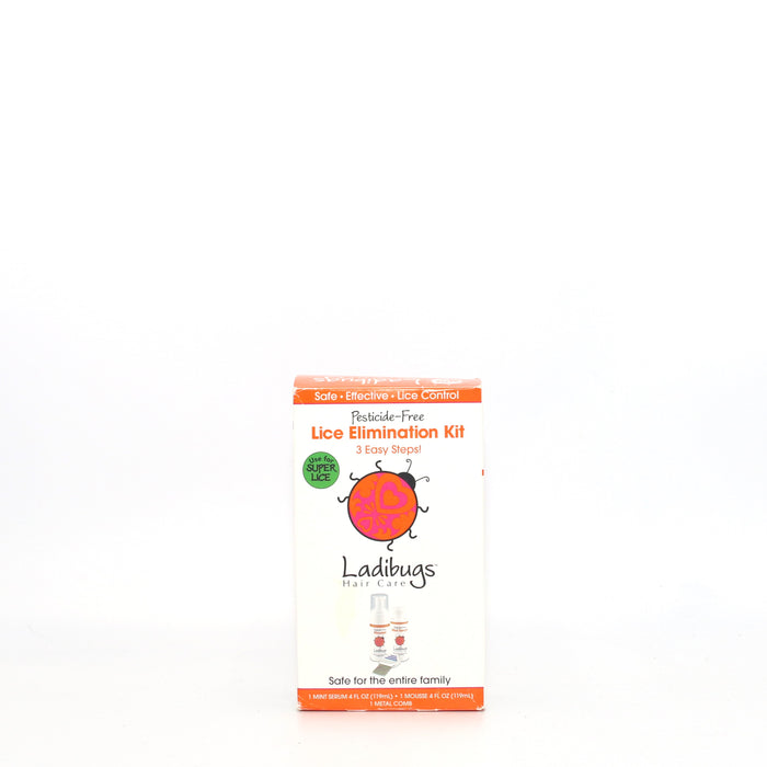 LADIBUGS Pesticide- Free 3 Steps Lice Elmination Kit - Overstock Beauty Supply