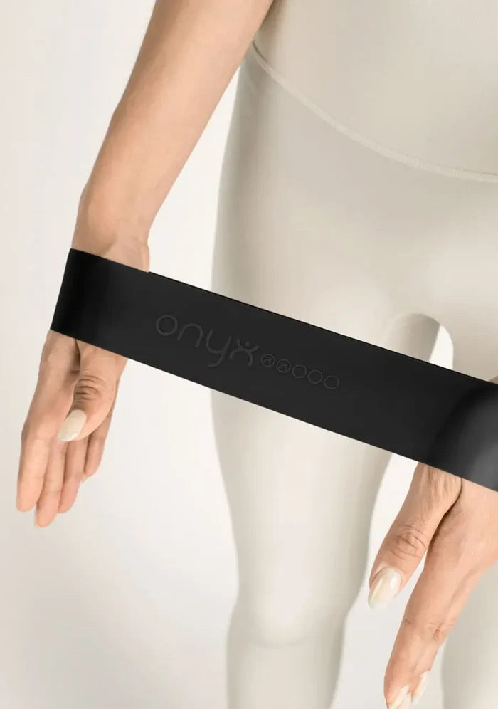 Black Resistance Band Latex Stretch Stength