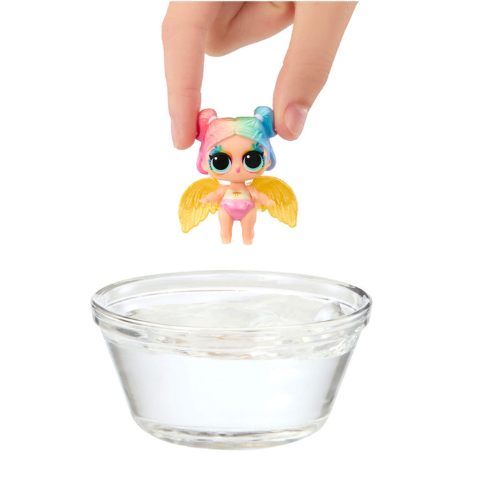 Dip doll in water to see the change