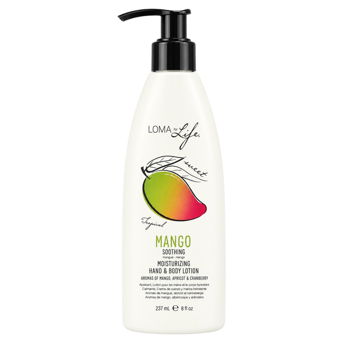 LOMA FOR LIFE Sweet Tropical Mango Hand & Body Lotion 8 oz