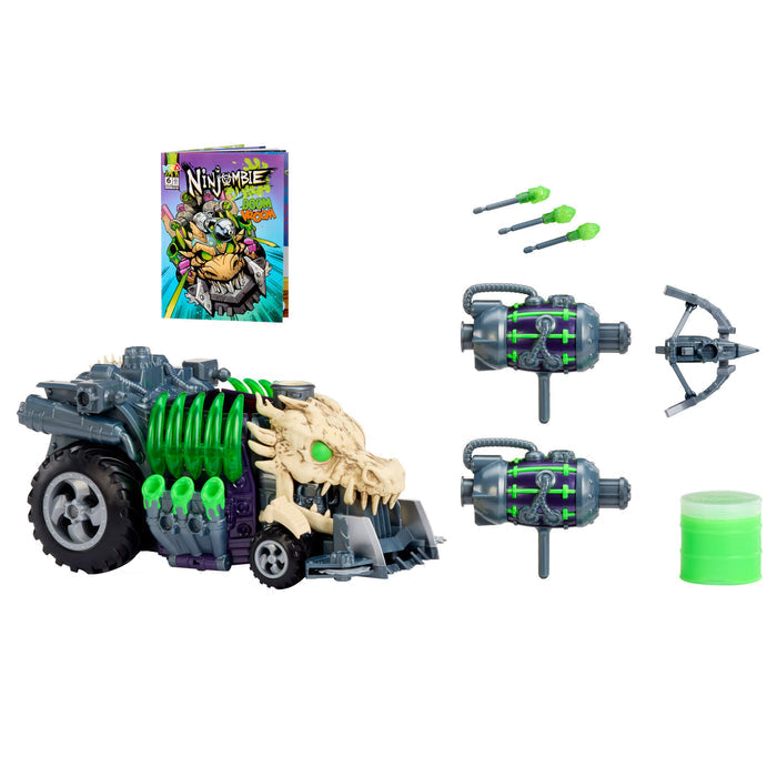 Toy vehicle with dragon design and accessories