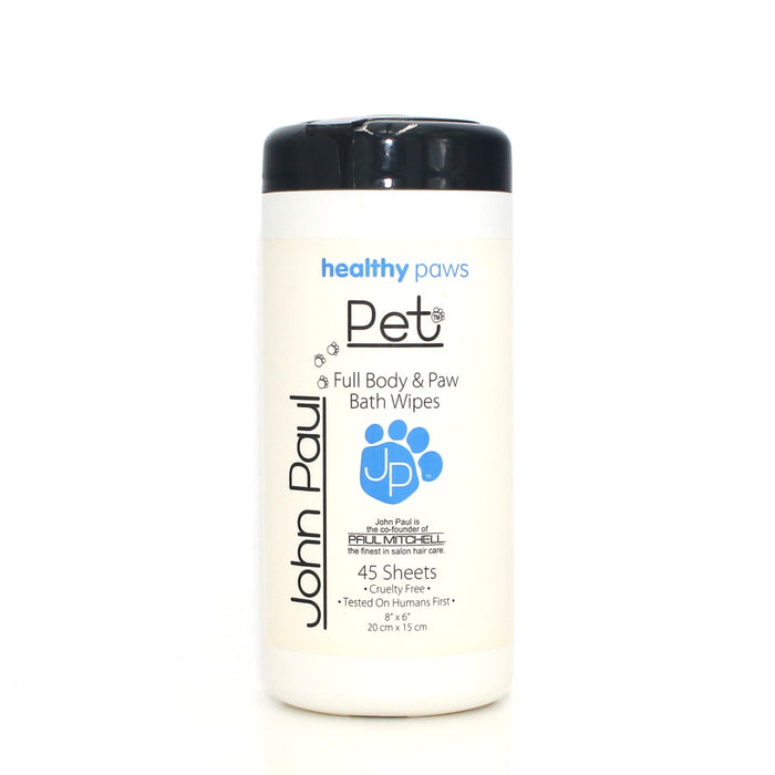 PAUL MITCHELL JP Pet Full Body & Paw Bath Wipes 20 cm x 15 cm - Overstock Beauty Supply