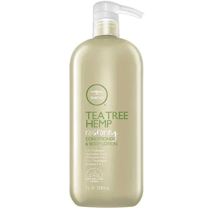 PAUL MITCHELL Tea Tree Hemp Restoring Conditioner & Body Lotion 33.8 oz