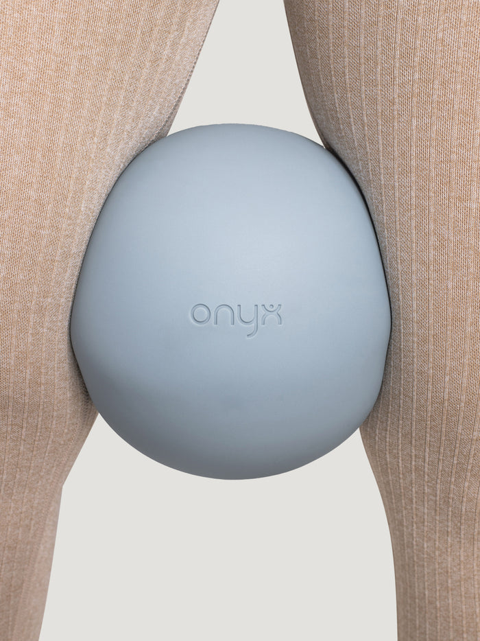 blue pilates ball