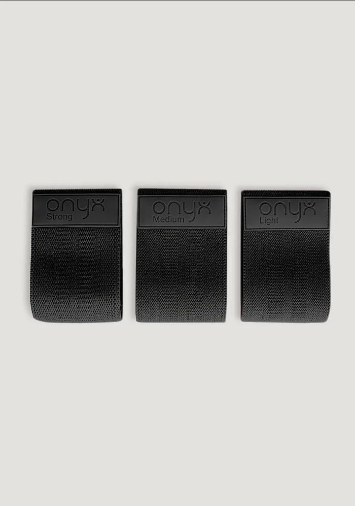 Light Medium Strong Charcoal Onyx Resistance Fabric Band