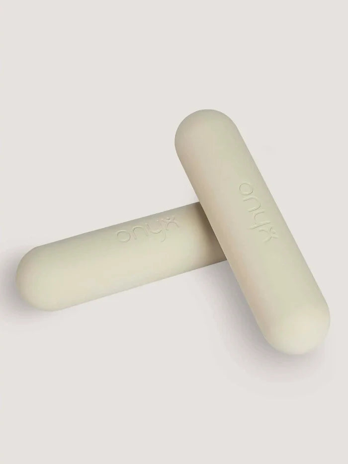 Onyx Branded Hand Weights Beige