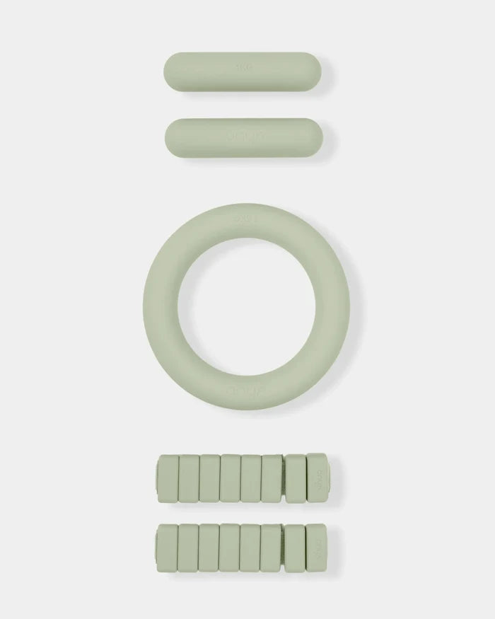 Pilates Weights Kit Green
