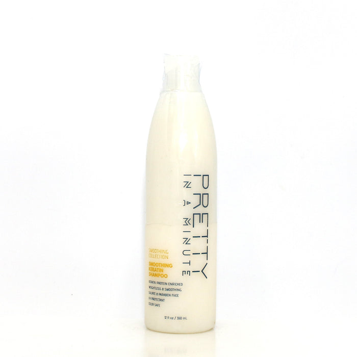 PRETTY IN A MINUTE Smoothing Collection Smoothing Keratin Shampoo 12 oz - Overstock Beauty Supply