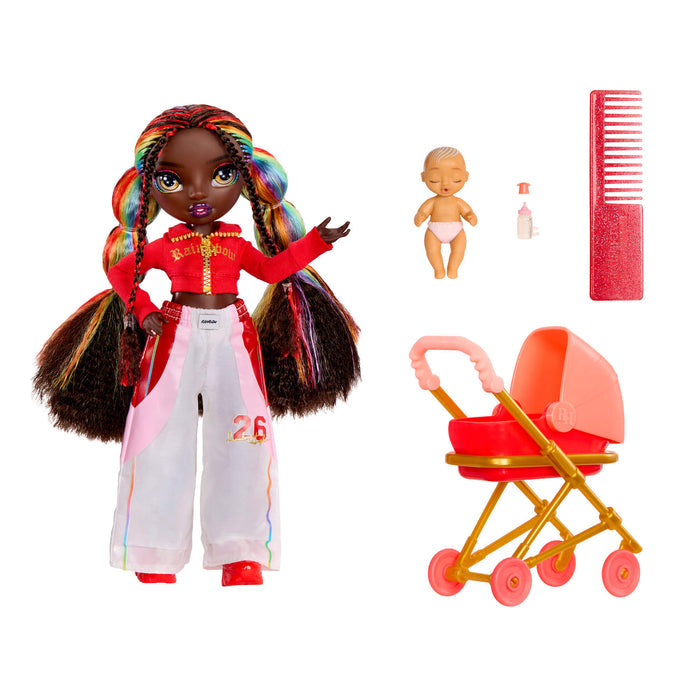 Iris with accessories on a white background
