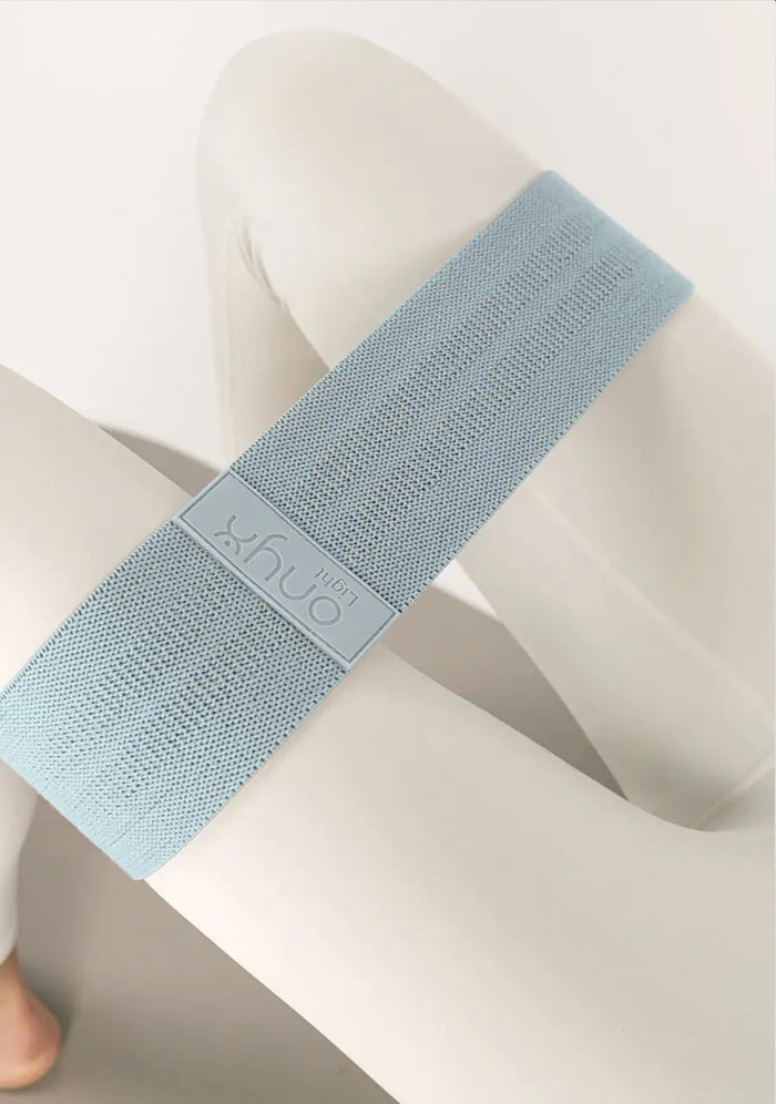 Blue Strap Fabric Resistance Band Branded