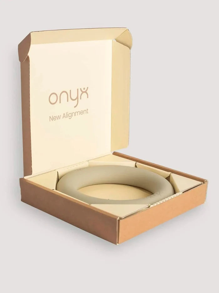 ONYX Branded Box Beige Ring Weight