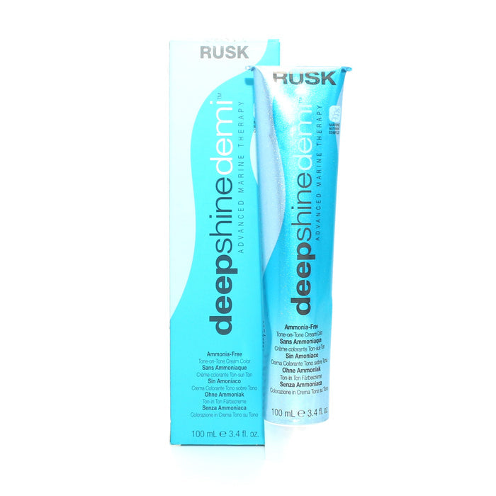 Rusk Deep Shine Demi Permanent Ammonia Free Tone on Tone Cream Color 3.4 oz - Overstock Beauty Supply