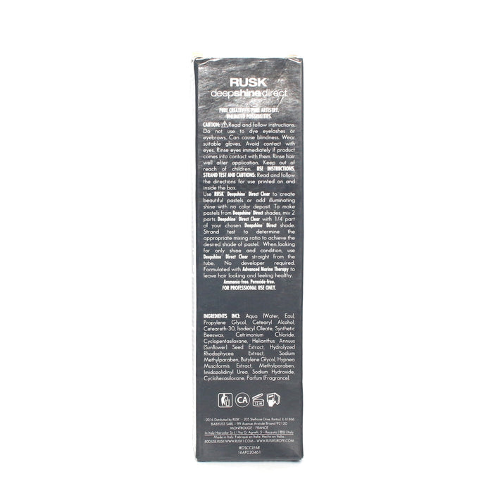 Rusk Deep Shine Direct Advanced Marine Therapy Intense Direct Cream Color 3.4 oz - Overstock Beauty Supply