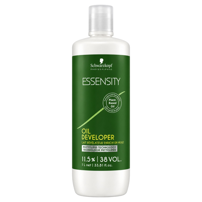 SCHWARZKOPF Essensity Oil Developer 11.5%/38 Volume Plant Based 33.81 oz (pack of 2)