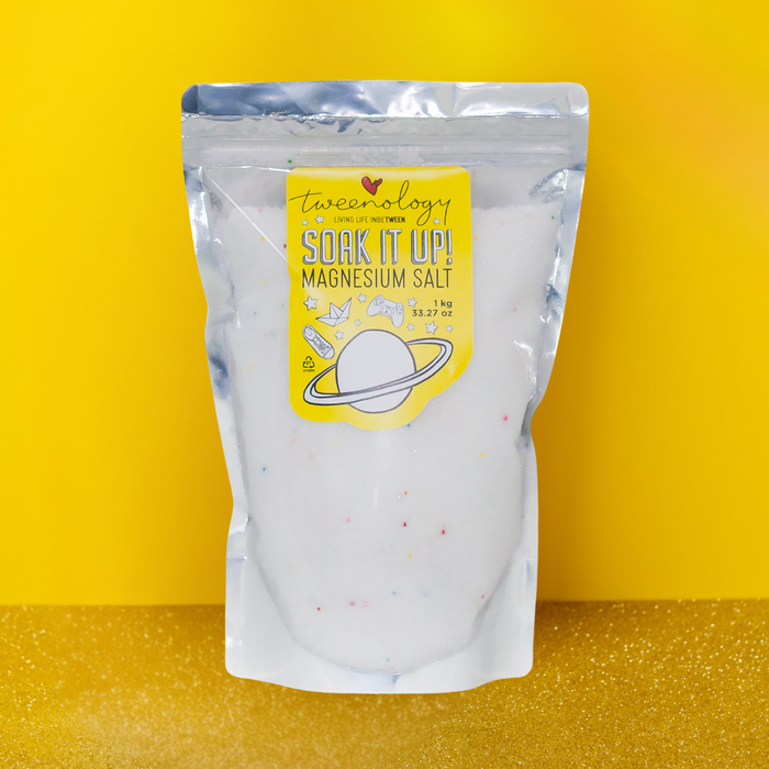 Tweenology Soak It Up magnesium soak for tweens — natural plant-based relaxation soak, no nasties, made in South Africa