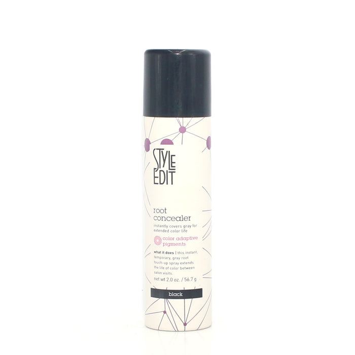 STYLE EDIT Root Concealer Black 2 oz - Overstock Beauty Supply