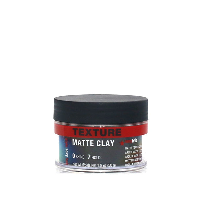 STYLE SEXY HAIR Texture Matte Clay 0 Shine 7 Hold 1.8 oz (Pack of 2) - Overstock Beauty Supply