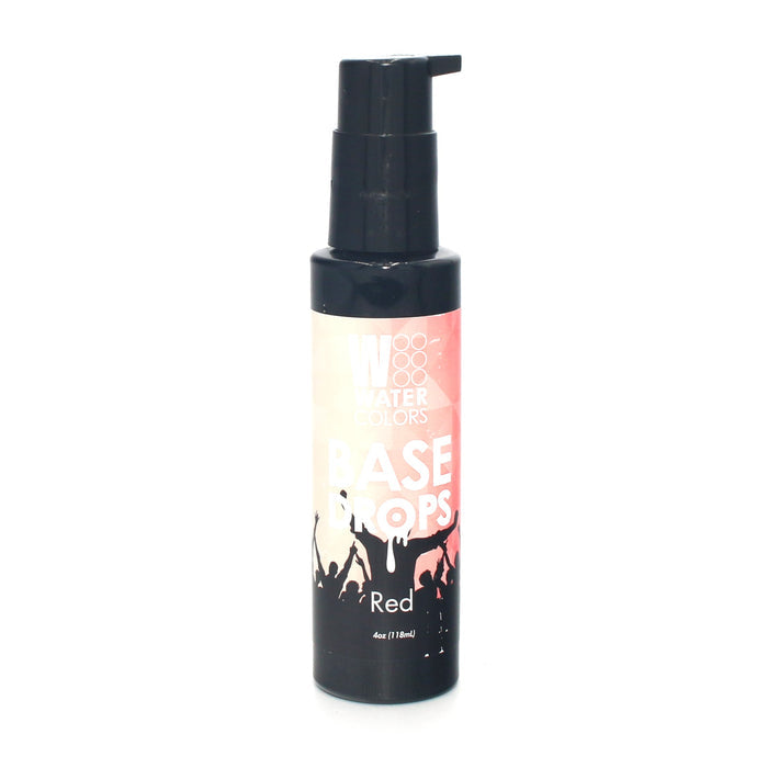 Water Colors Base Drops Red 4 oz - Overstock Beauty Supply