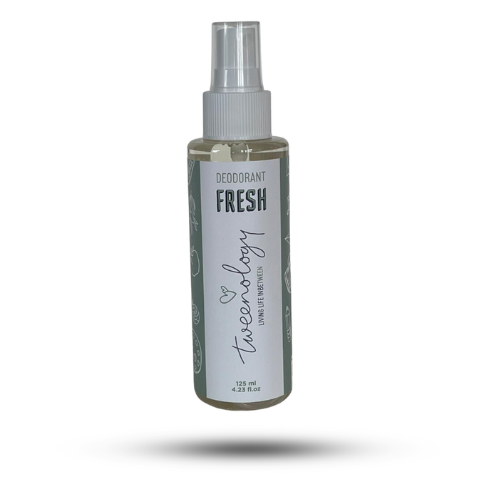 Tweenology Fresh deodorant for tweens — light scent, plant-based and aluminium-free, made in South Africa