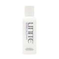 Unite shampoo bottle on a white background