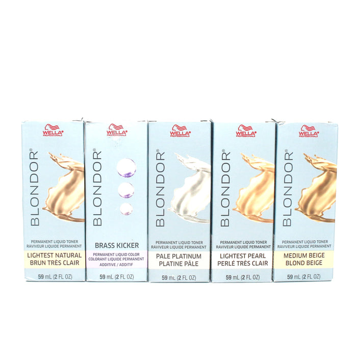 Wella Blondor Permanent Liquid Toner 2 oz - Overstock Beauty Supply