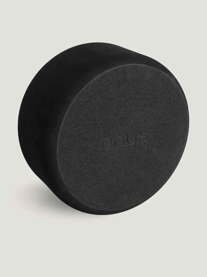 Black Onyx Branded Yoga Block Charcoal