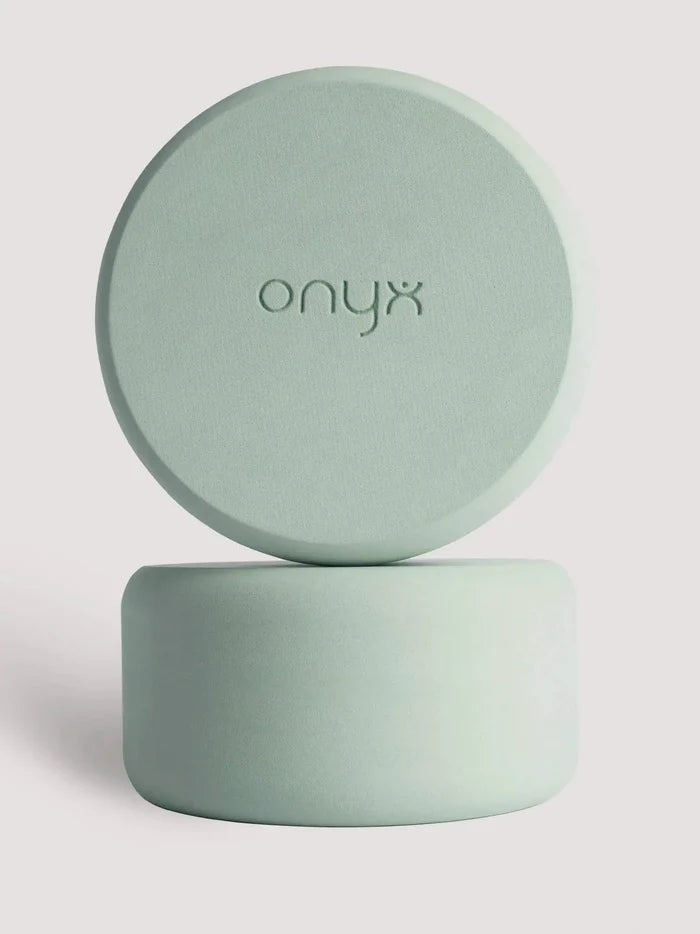 Green Onyx Branded Yoga Block